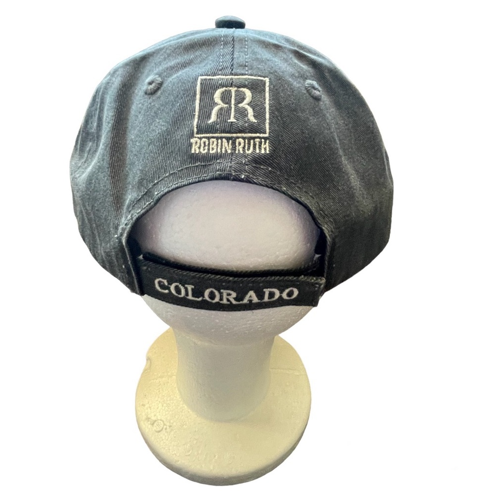 Robin Ruth Colorado Dark Gray Baseball Cap / Hat - OS - Picture 3 of 5